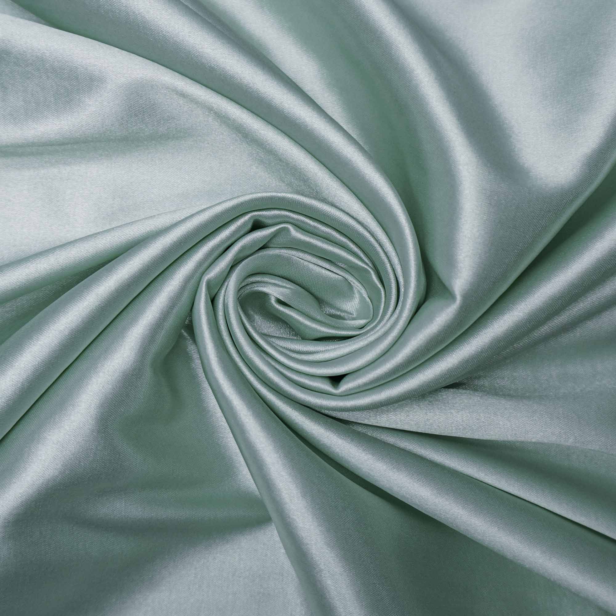 Tecido cetim com elastano verde menta