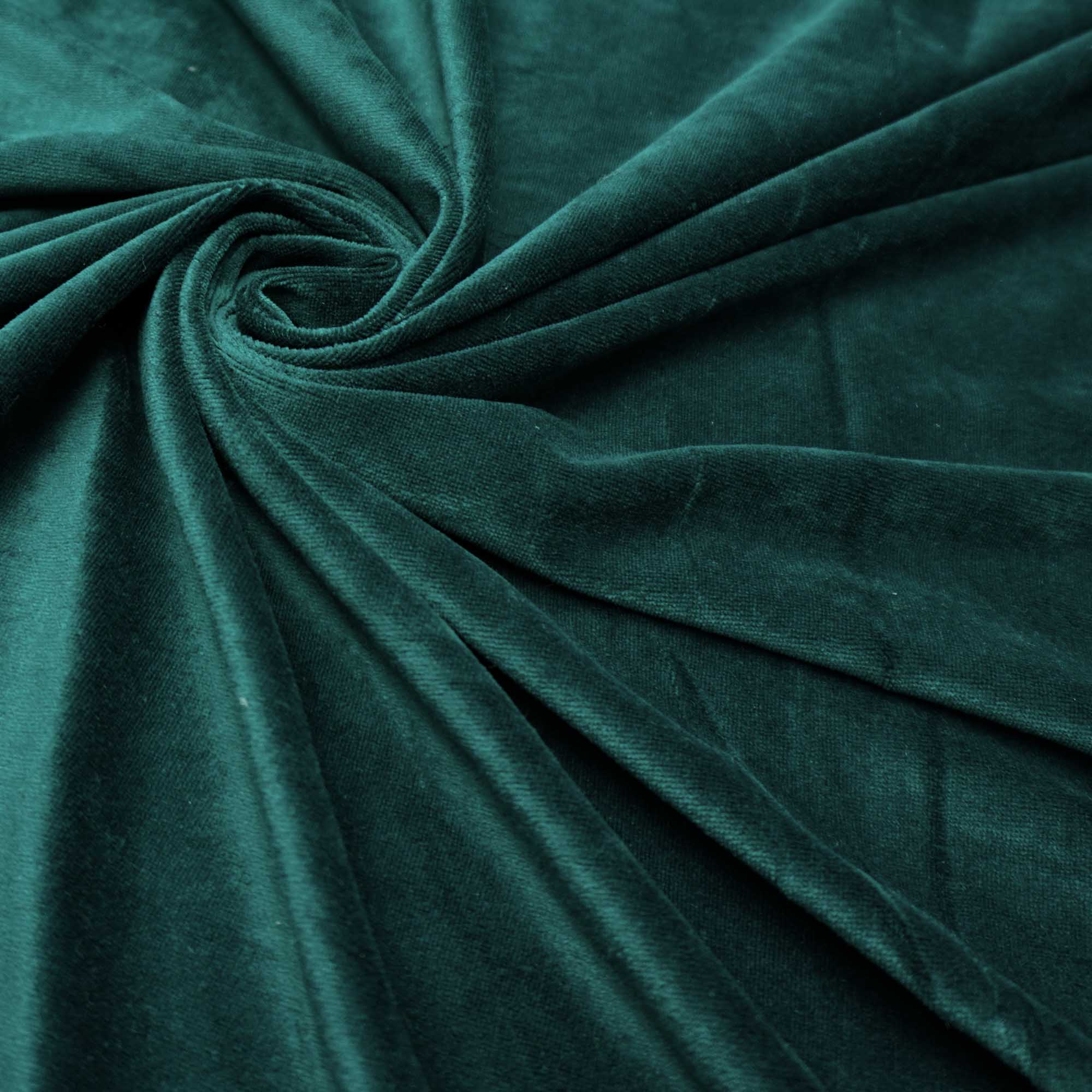 Tecido plush verde esmeralda