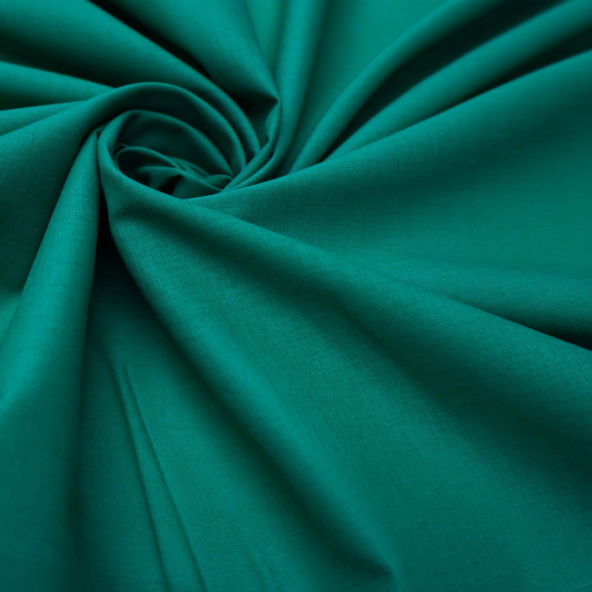 Tecido cambraia de algodão verde bandeira