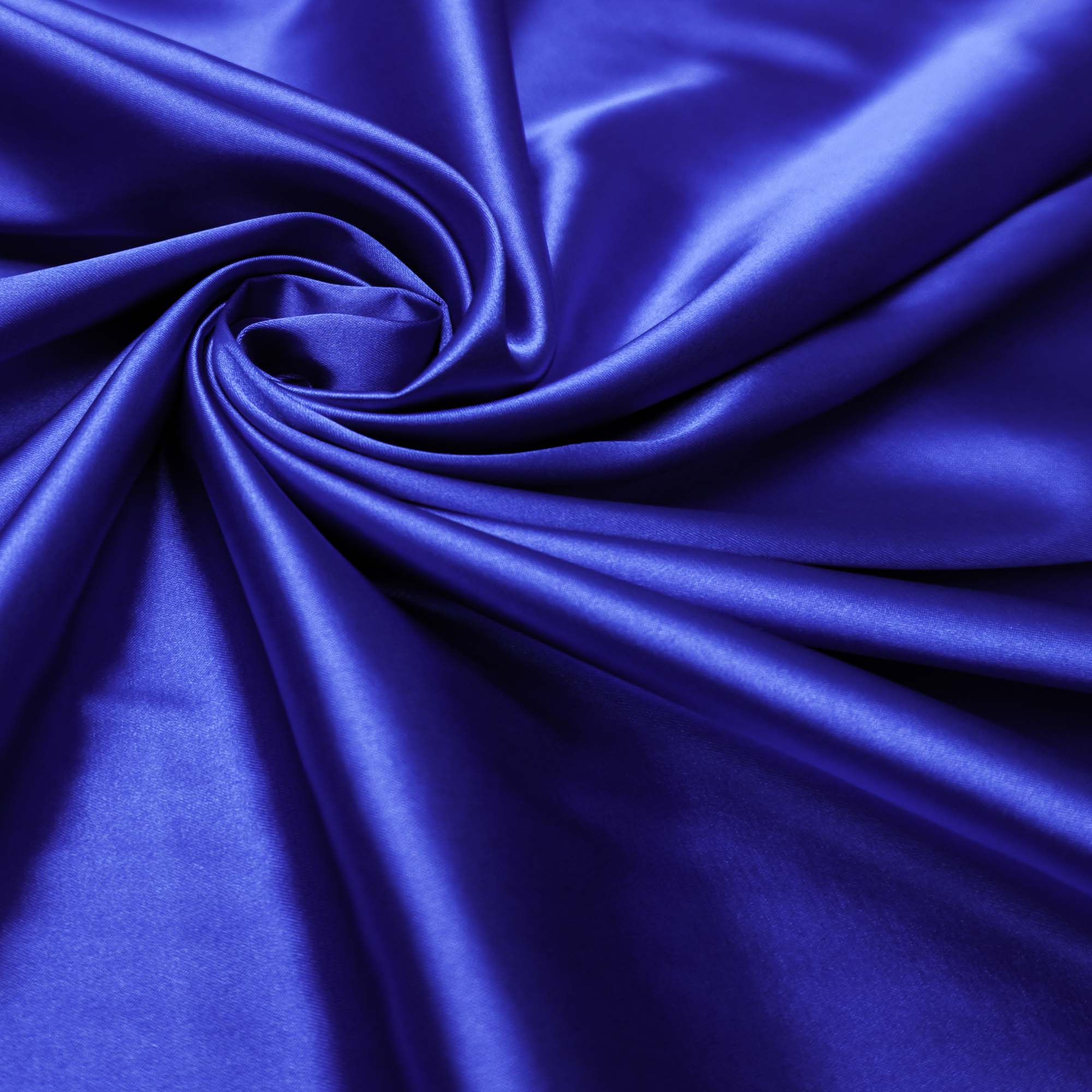 Tecido cetim toque de seda com elastano azul royal