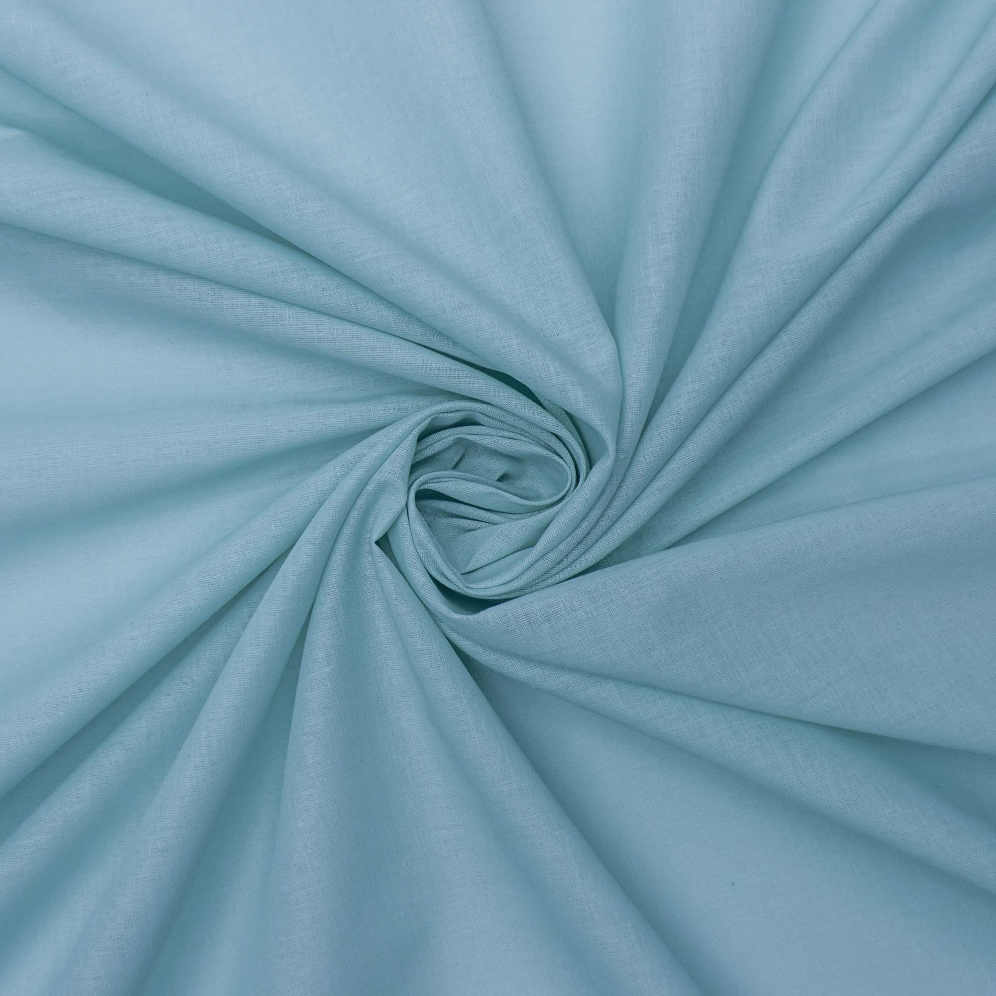 Tecido cambraia de algodão azul claro