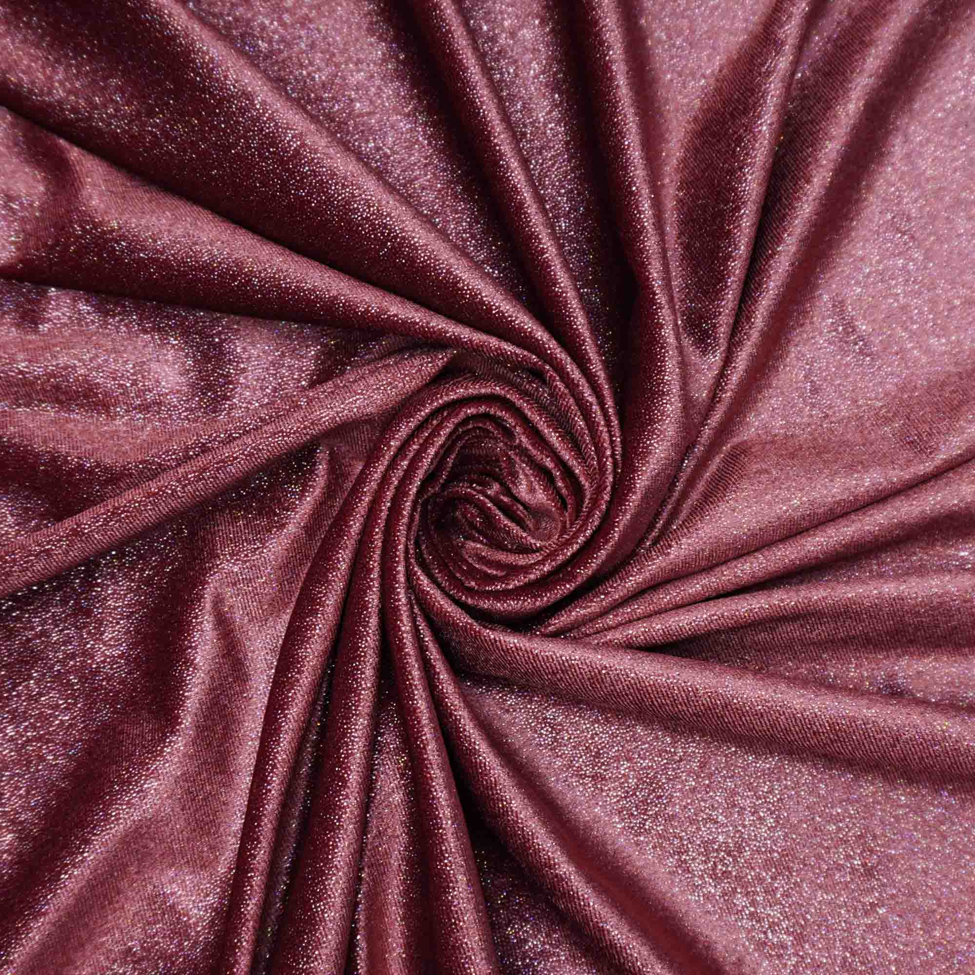 Tecido veludo rosê escuro com brilho furtacor