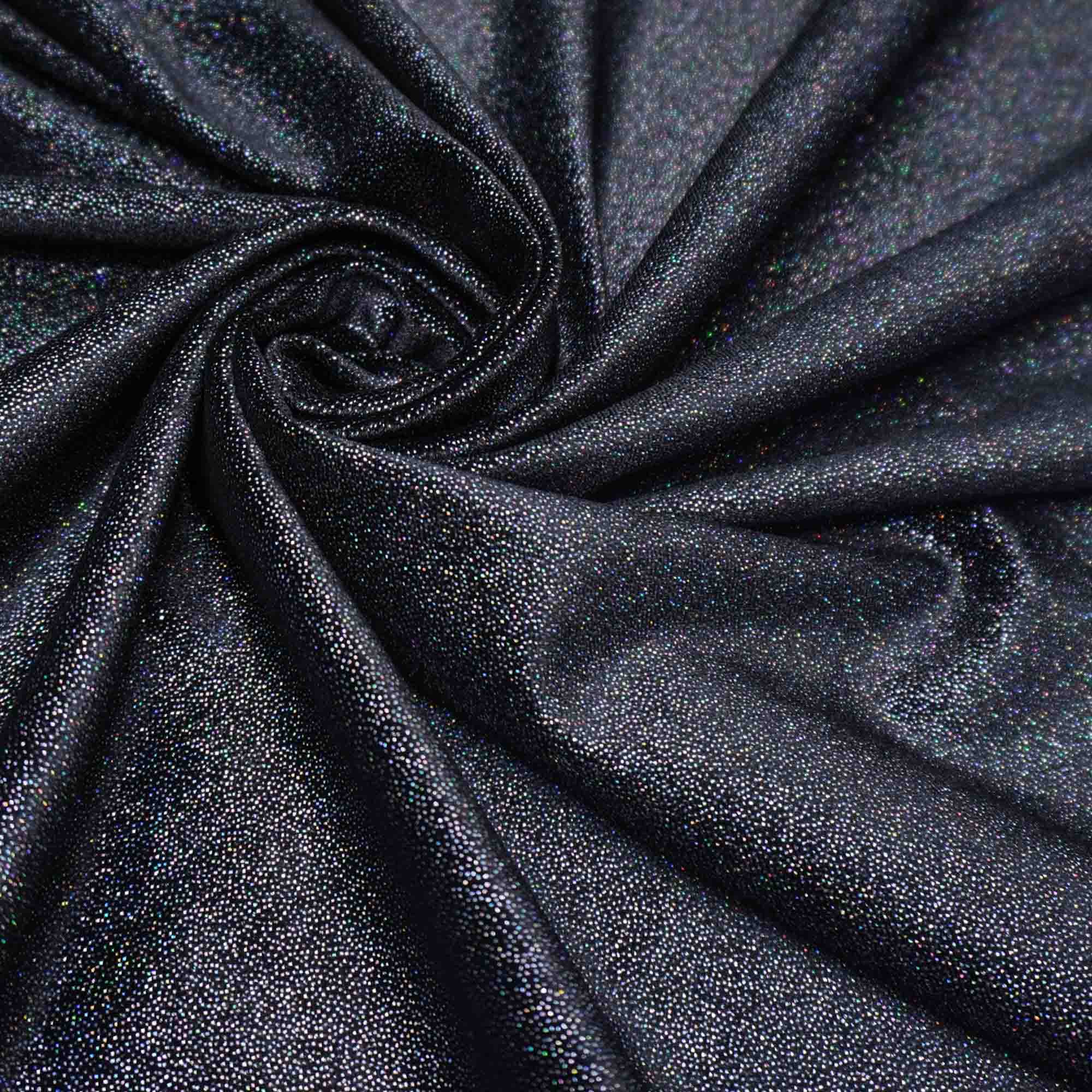 Tecido veludo preto com brilho furtacor
