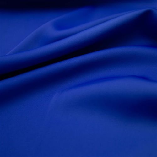 Tecido crepe cetim bucol span azul royal und 80cm x 145cm