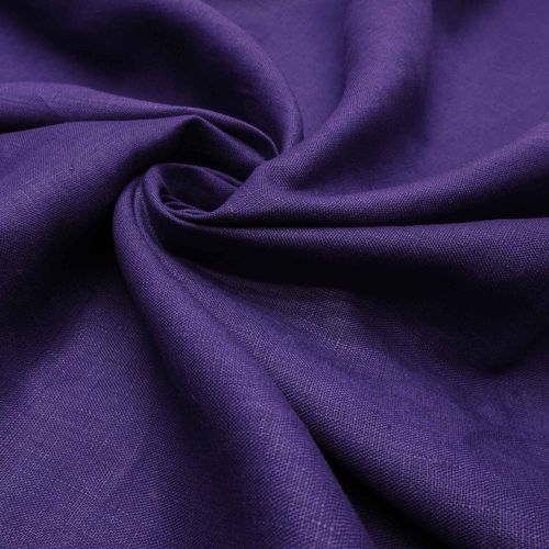 Tecido linho puro roxo