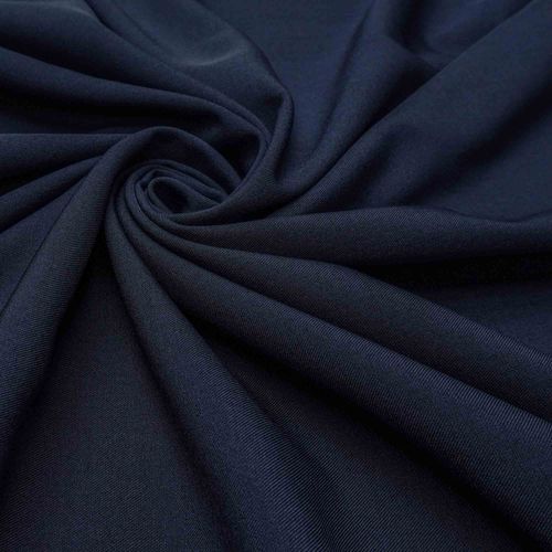 Tecido alfaiataria gabardine com elastano azul marinho