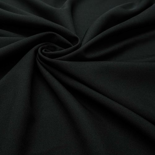 Tecido alfaiataria gabardine com elastano preto
