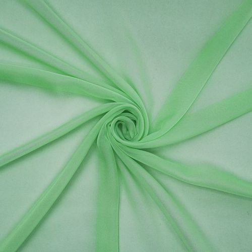 Tecido gazar toque de seda verde menta und 140cm x 147cm