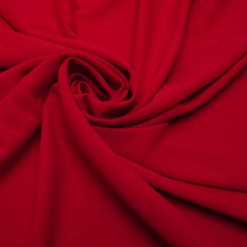 Tecido crepe paris vermelho