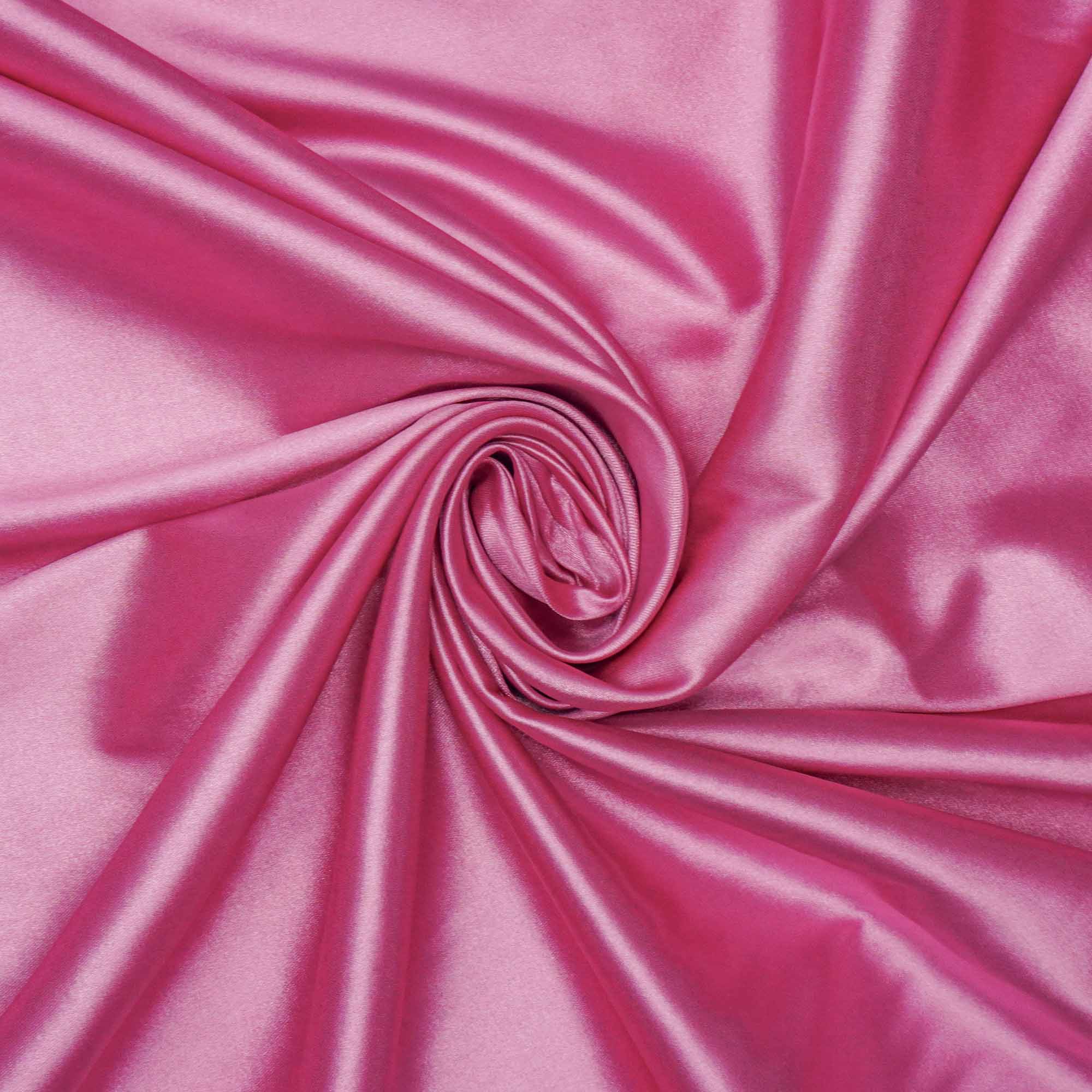 Tecido cetim com elastano rosa