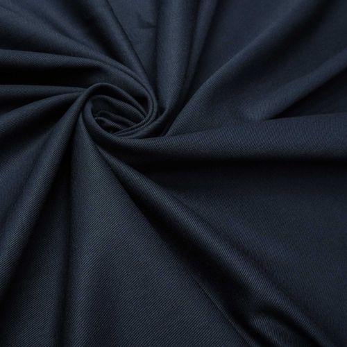 Tecido alfaiataria sarja azul marinho