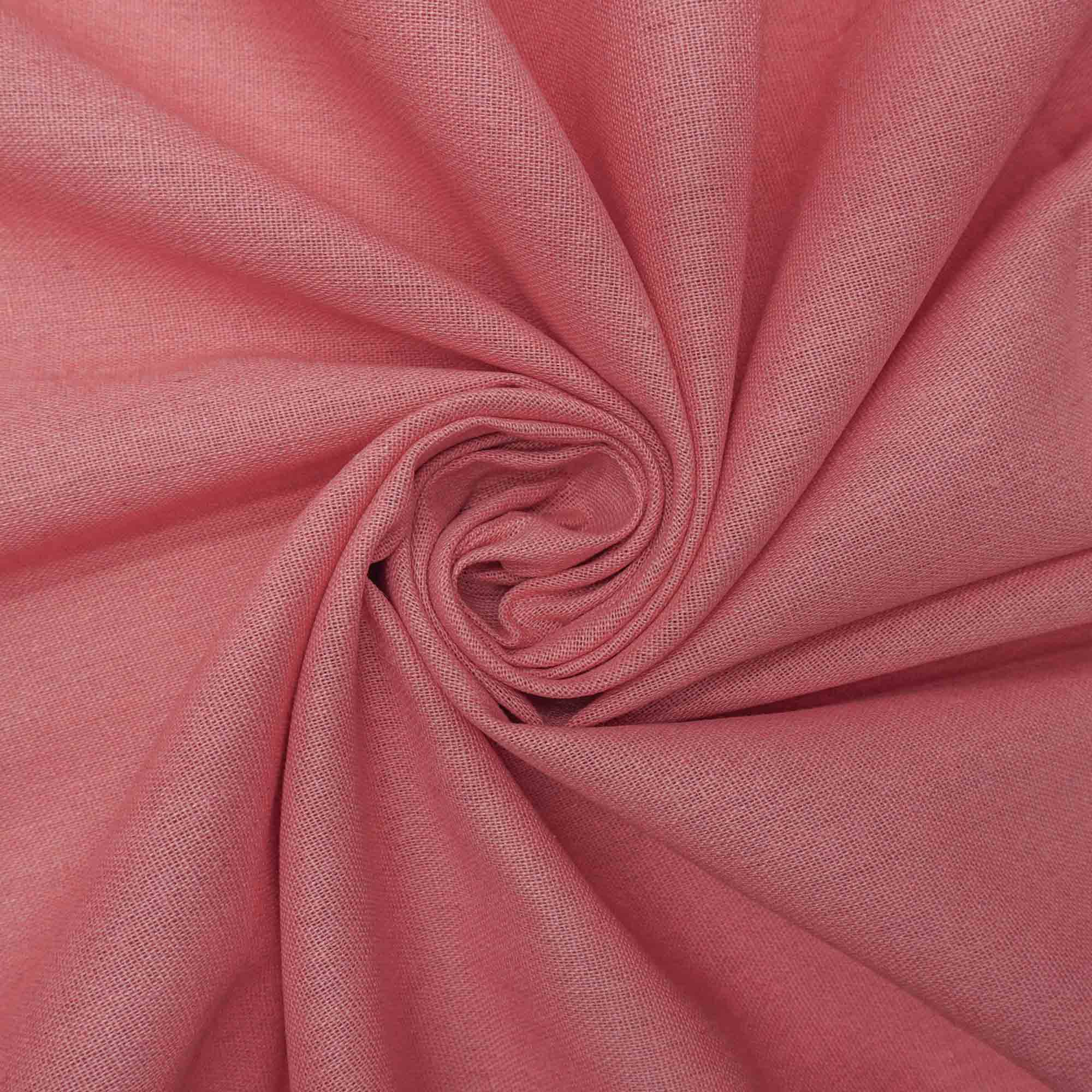 Tecido linho misto rosa goiaba