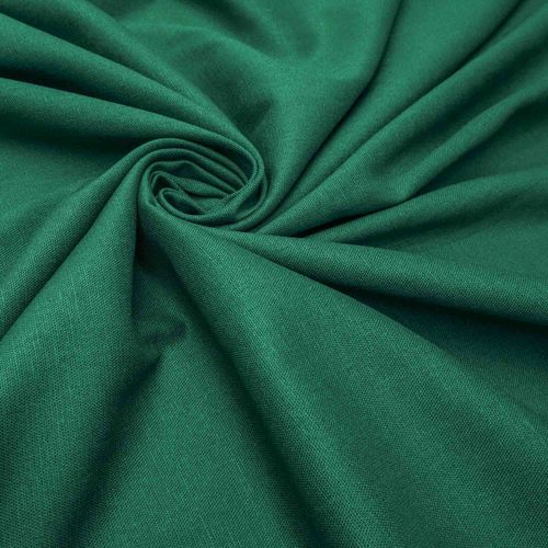 Tecido linho misto com elastano verde esmeralda
