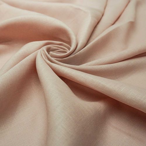 Tecido cambraia de linho puro rosê