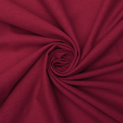 Tecido linho misto com elastano vermelho und 55cm x 145cm
