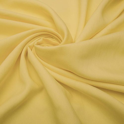 Tecido viscose twill rayon amarelo claro