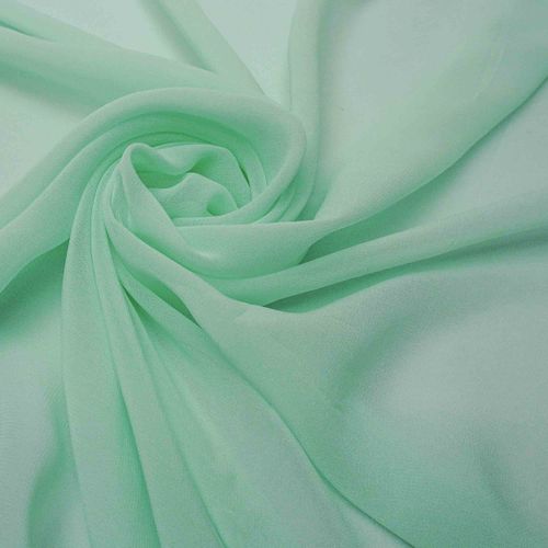 Tecido musseline de viscose verde menta