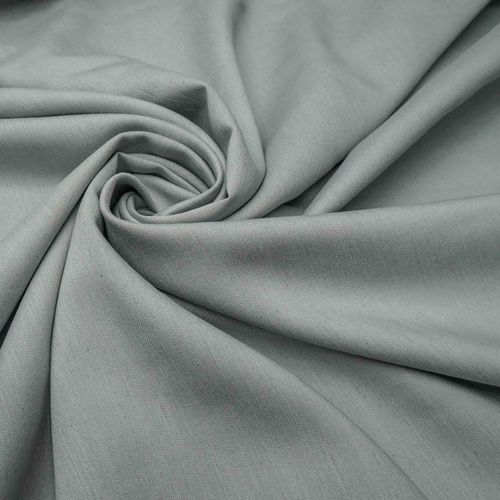 Tecido viscose twill trama de linho cinza