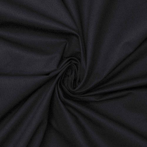 Tecido sarja premium com elastano preto und 50cm x 150cm