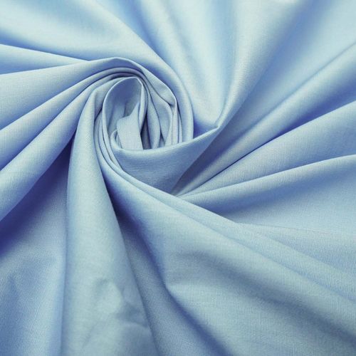 Tecido tricoline com elastano azul serenity