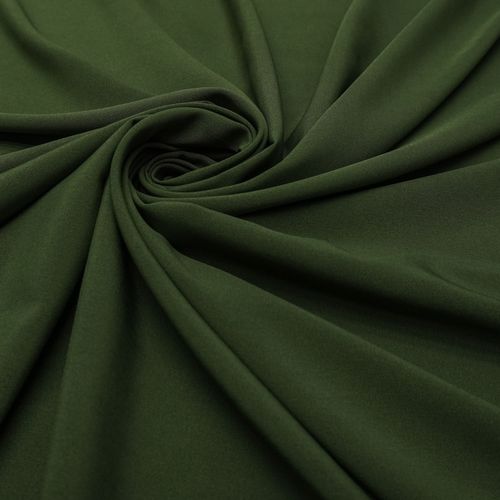 Tecido seda pluma verde oliva