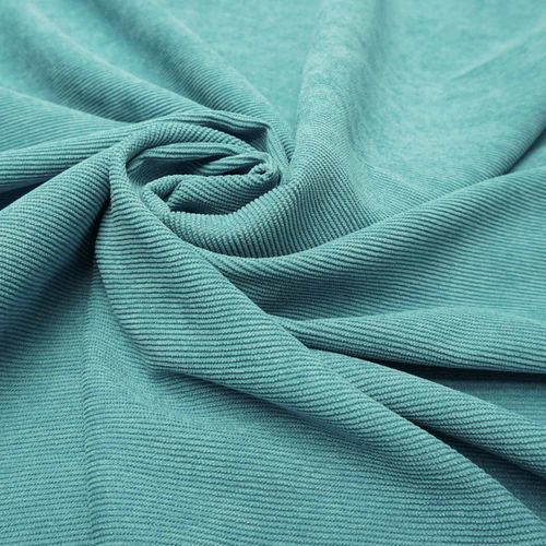 Tecido veludo cotelê com elastano azul serenity