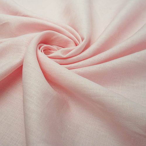 Tecido linho puro rosa pastel