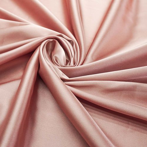 Tecido crepe acetinado nuage rosê