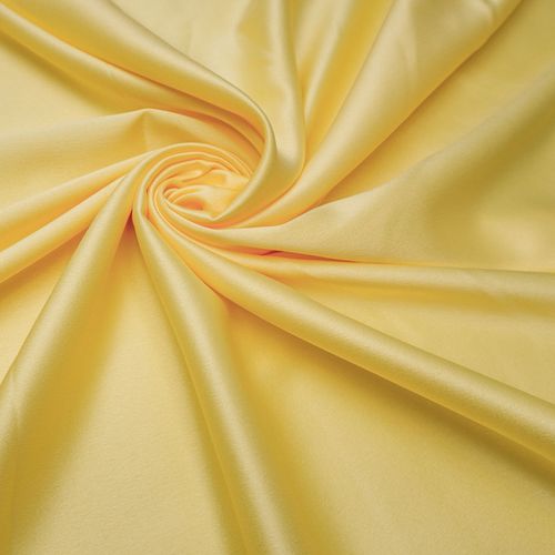 Tecido crepe valentino amarelo manteiga