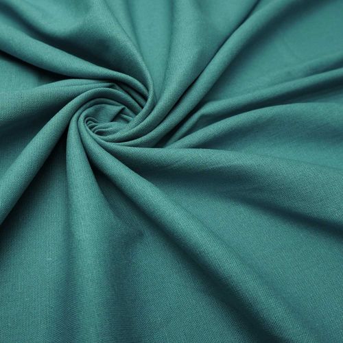 Tecido linho misto com elastano azul água