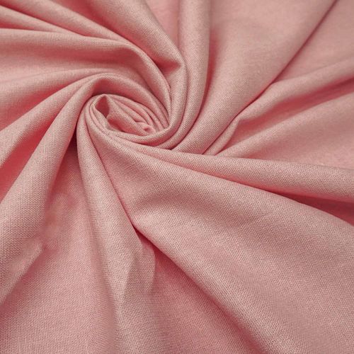 Tecido linho misto com elastano rosa