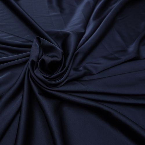 Tecido crepe lorraine azul marinho