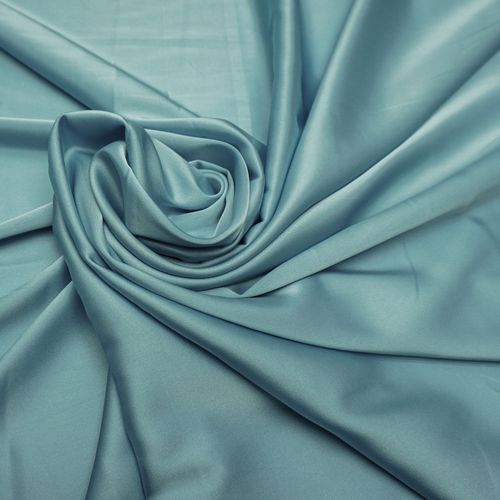 Tecido crepe lorraine azul