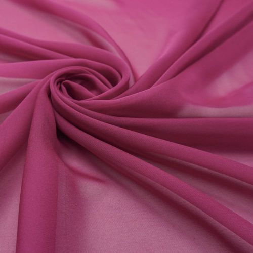 Tecido gazar toque de seda fucsia