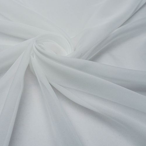 Tecido gazar toque de seda branco