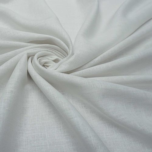 Tecido cambraia de linho puro branco
