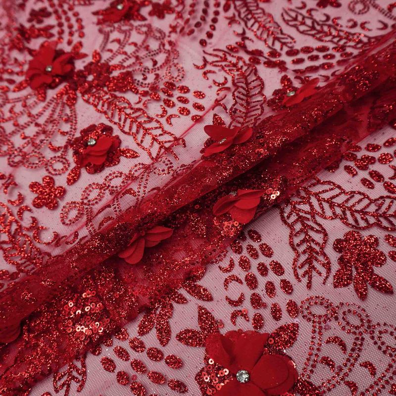 10846-TECIDO-RENDA-TULE-COM-GLITTER-BORDADO-FLORAL-VERMELHO -2-