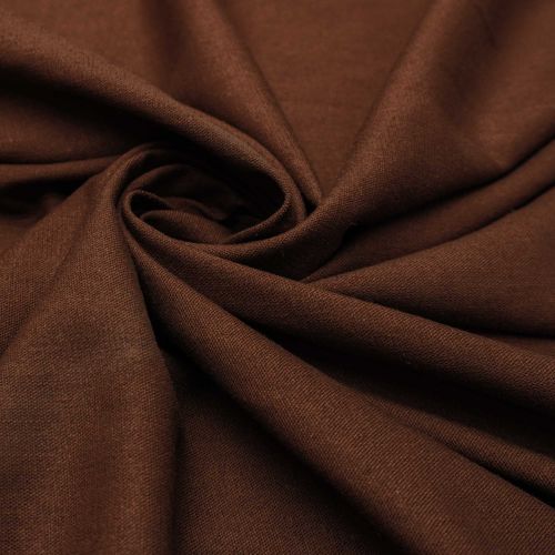 Tecido linho misto com elastano mocha mousse