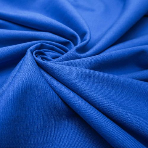 Tecido linho misto com elastano azul royal