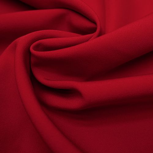 Tecido crepe alfaiataria leve vermelho