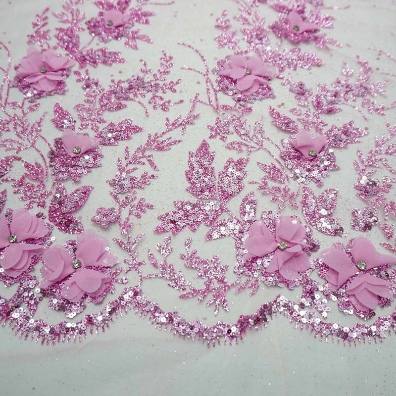 11298-TECIDO-RENDA-TULE-COM-GLITTER-E-PAETE-COM-FLOR-3D-ROSA-CLARO-1