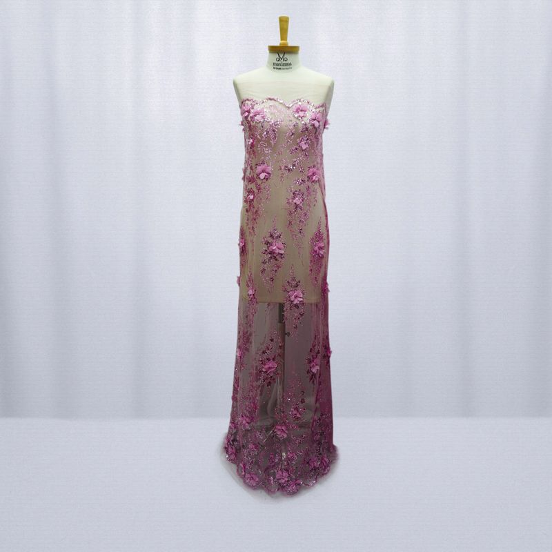 11298-TECIDO-RENDA-TULE-COM-GLITTER-E-PAETE-COM-FLOR-3D-ROSA-CLARO-4