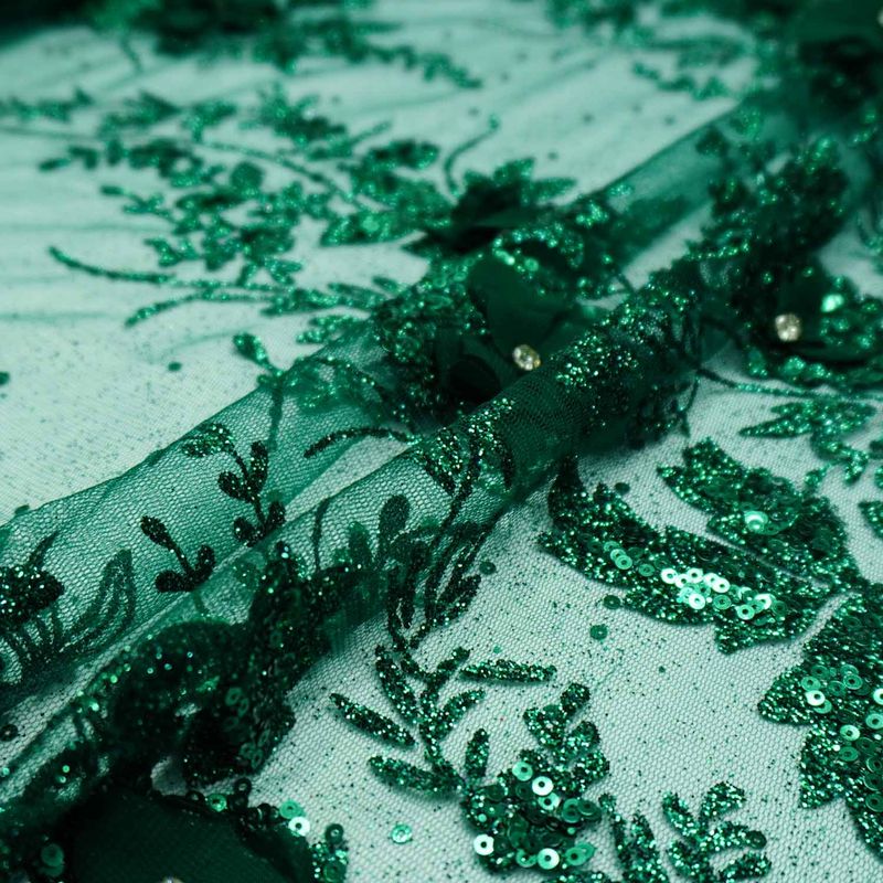 11301-TECIDO-RENDA-TULE-GLITTER-E-PAETE-COM-FLOR-3D-VERDE-ESMERALDA-2