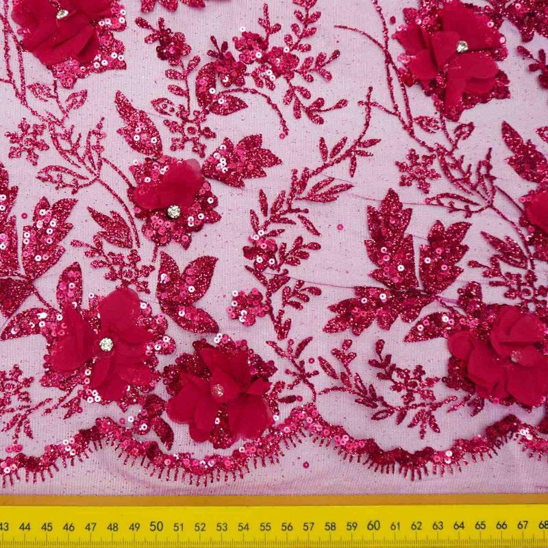 11307-TECIDO-RENDA-TULE-GLITTER-E-PAETE-COM-FLOR-3D-PINK-3