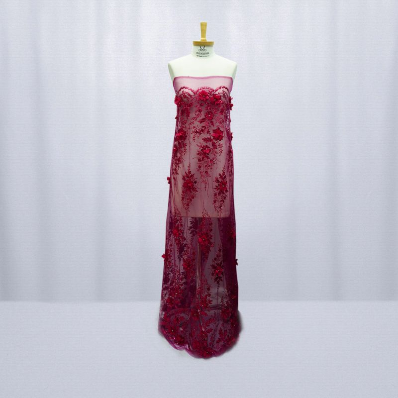 11307-TECIDO-RENDA-TULE-GLITTER-E-PAETE-COM-FLOR-3D-PINK-4