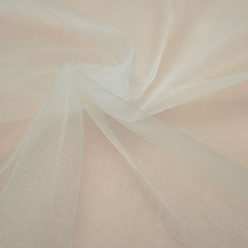 Tecido tule francês cristal branco (para véu)