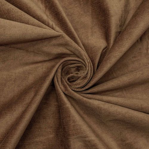 Tecido veludo cotelê com elastano caqui - unid 40x145cm