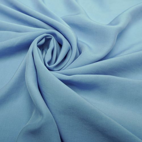 Tecido viscose toque de seda azul serenity