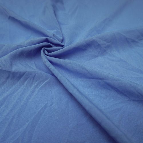 Tecido seda pluma azul serenity