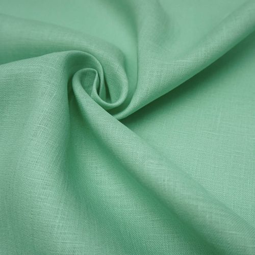 Tecido linho puro verde claro